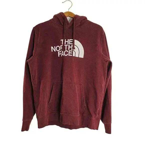 The North Face Maroon Hoodie Sweatshirt Women's Size M - Picture 1 of 6